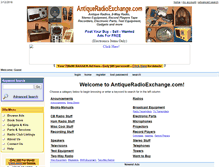 Tablet Screenshot of antiqueradioexchange.com